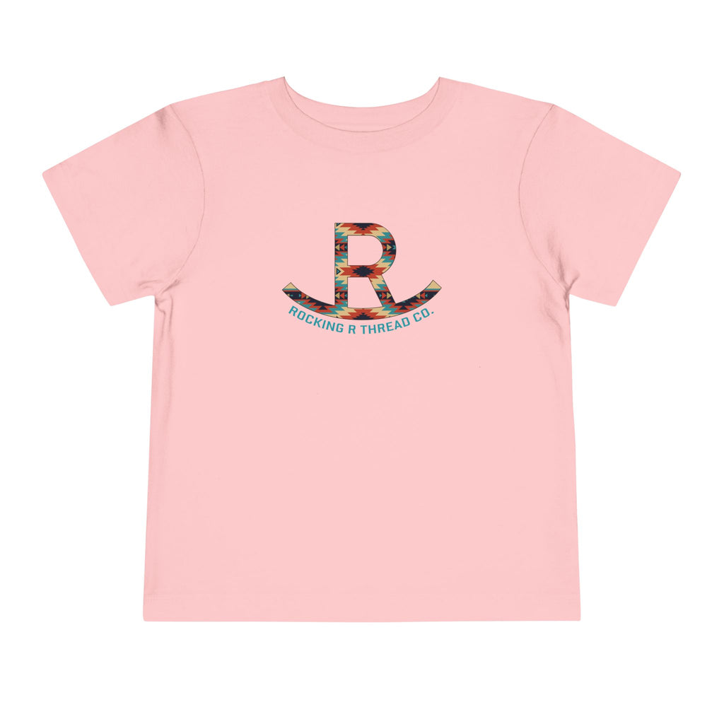Toddler Tee — Colorful 'R' Logo Rocking in Thread Co.