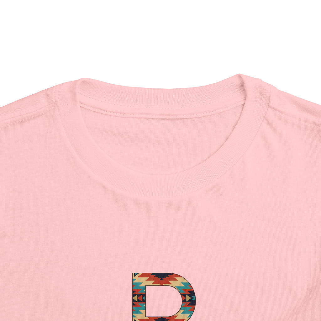 Toddler Tee — Colorful 'R' Logo Rocking in Thread Co.
