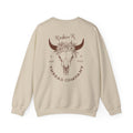 Cow Skull Floral Sweatshirt — Rockin' R Thread Company Crewneck