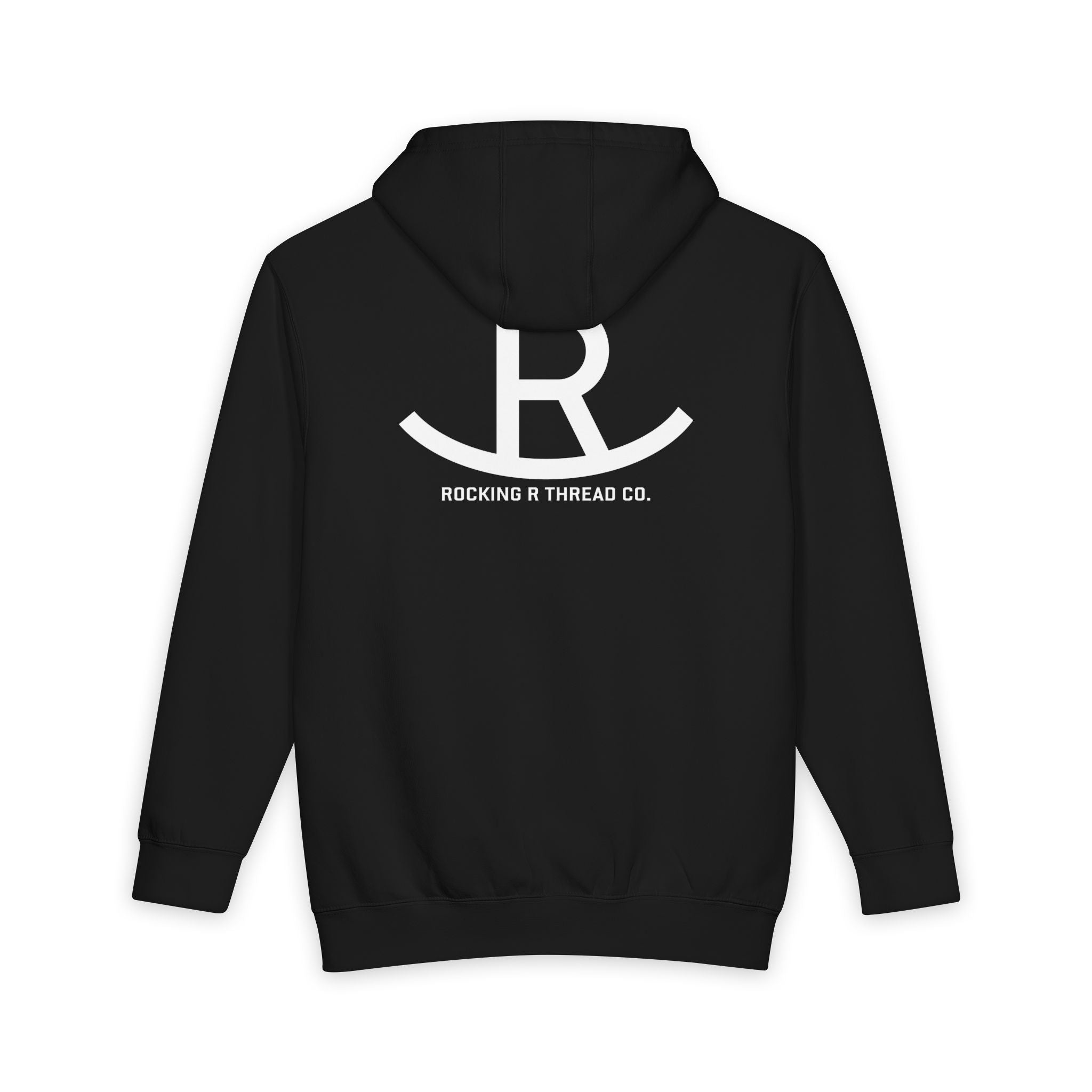 Logo Pullover Hoodie — Rocking R Thread Co. Chest & Back Crewneck